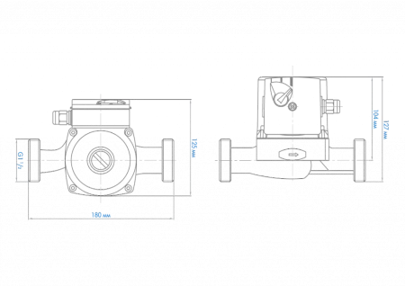 Циркуляционный насос Джилекс «ЦИРКУЛЬ» 25/60 PREMIUM