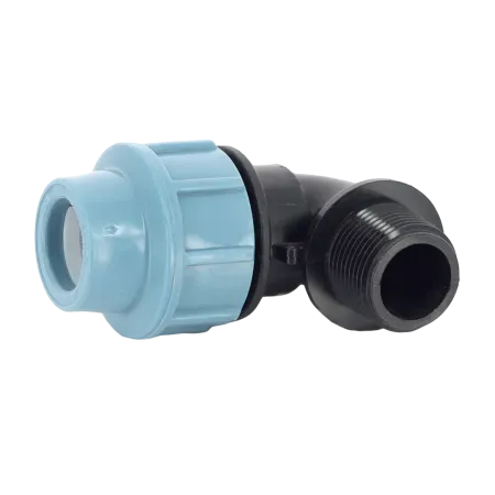 Колено компрессионное (угол) Unidelta 25 х ½" с наружной резьбой