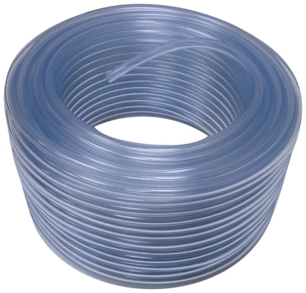 Шланг ПВХ технический однослойный пищевой 7х2,5 (прозр.) 50м