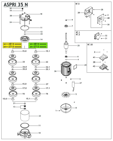 Поверхностный насос ESPA ASPRI35 5 N